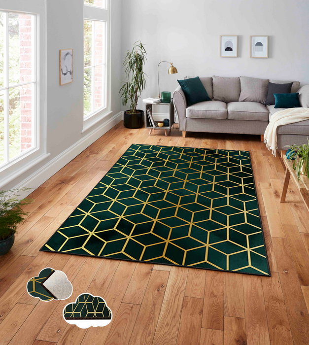Conceptum Asr Crpt-98 Alfombra de Terciopelo Multicolor 120 x 180 cm Conceptum Asr Crpt-98 Alfombra de Terciopelo Multicolor 120 x 180 cm